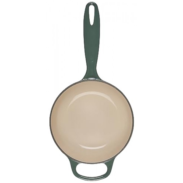 르 크루제 에나멜 주철 시그니처 소스팬, 2.25쿼트, 아티초크