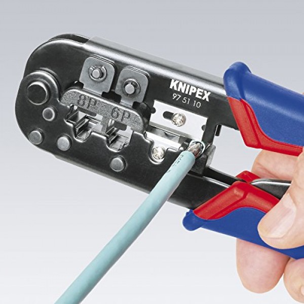 KNIPEX 압착펜치-서부플러그형