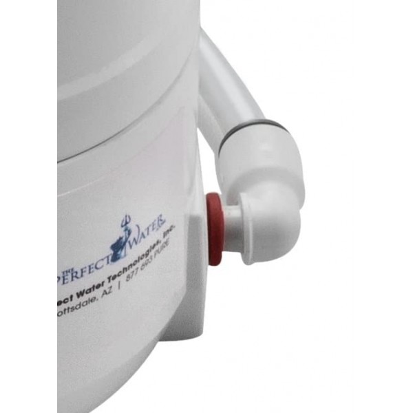 Home Master HM-MINI-1CCB 조리대 수전 필터, 1500갤런 교체 가능 필터, 1미크론 절대, 강력한 촉매 탄소, 클로라민, 염소, 화학 물질, VOC 등 제거, 미국산