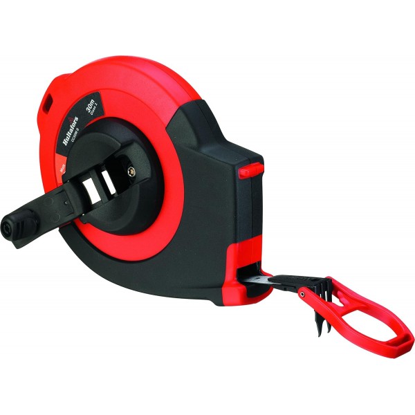 Hultafors 줄자 CC20(줄자 길이 30m, 줄자 폭 10mm, ABS 하우징이 있는 강철 줄자, 잉크 압력 눈금, 측정 도구) 483136