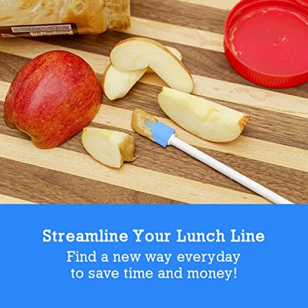 Spatty Daddy 주방 주걱(12인치 파란색) 상어 탱크 엄마가 항아리에서 마지막 한 방울까지 긁어낸 것, 케첩, 아이싱, 땅콩 버터, 요리사를 위한 스프레드 또는 혼합 선물, 