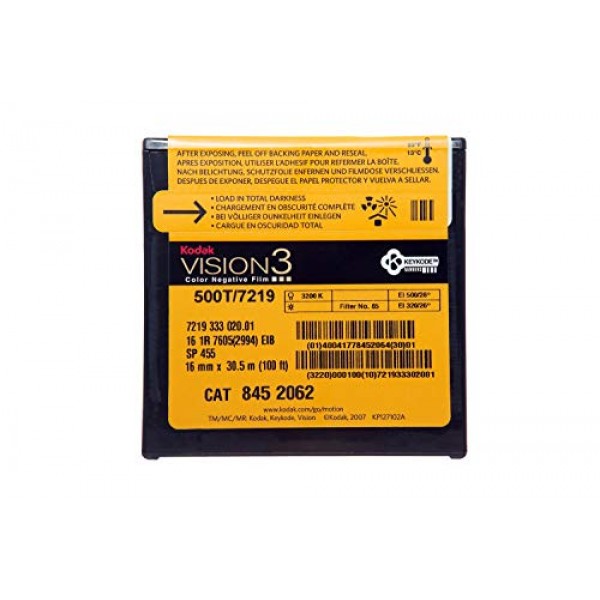 코닥 16mm Vision3 100피트(33m) 500T/7219