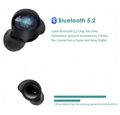 Xiaomi 헤드폰 Bluetooth Xiaomi Redmi Buds 3 Lite, 충전 케이스가 있는 Bluetooth 헤드폰, 배터리 수명이 긴 Xiaomi 헤드폰 인이어 헤드폰, 터치 컨트롤, 소음 제거, 스포츠용, 업무용