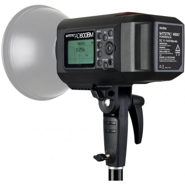 Godox AD600BM Godox 플래시 Bowens 마운트 GN87 1/8000 HSS 실외 플래시, 8700mAh 배터리, 500 최대 전력 플래시 + AD-R6 표준 반사경 + Godox 소프트 박스 80cmX80cm /32 X32