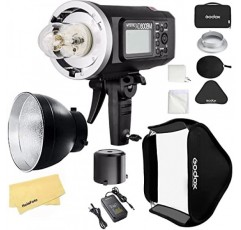 Godox AD600BM Godox 플래시 Bowens 마운트 GN87 1/8000 HSS 실외 플래시, 8700mAh 배터리, 500 최대 전력 플래시 + AD-R6 표준 반사경 + Godox 소프트 박스 80cmX80cm /32 X32