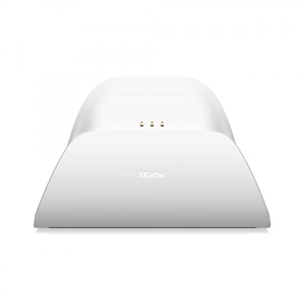 8Bitdo Ultimate 2.4g 무선 컨트롤러(Windows, Android 및 Raspberry Pi용 충전 도크 포함)(흰색)