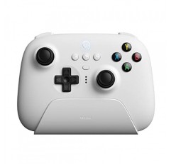 8Bitdo Ultimate 2.4g 무선 컨트롤러(Windows, Android 및 Raspberry Pi용 충전 도크 포함)(흰색)