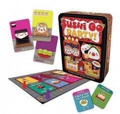 스시 고 파티! - Gamewright의 디럭스 픽 앤 패스 카드 게임, Multicolor