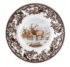 Spode Woodland 샐러드 접시, 엘크, 8