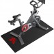 Peloton Original Bike Plus & Treadmill & Row와 호환되는 Crostice 자전거 트레이너 매트, 업그레이드 두께 6mm, 자전거 트레이너용, 나무 바닥 카펫 보호, 사이클링 홈 체육관용 액