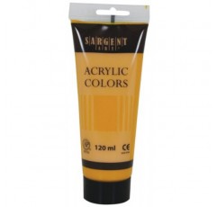 Sargent Art 23-0306 120밀리리터 튜브 아크릴 페인트, 카드뮴 노란색 중간