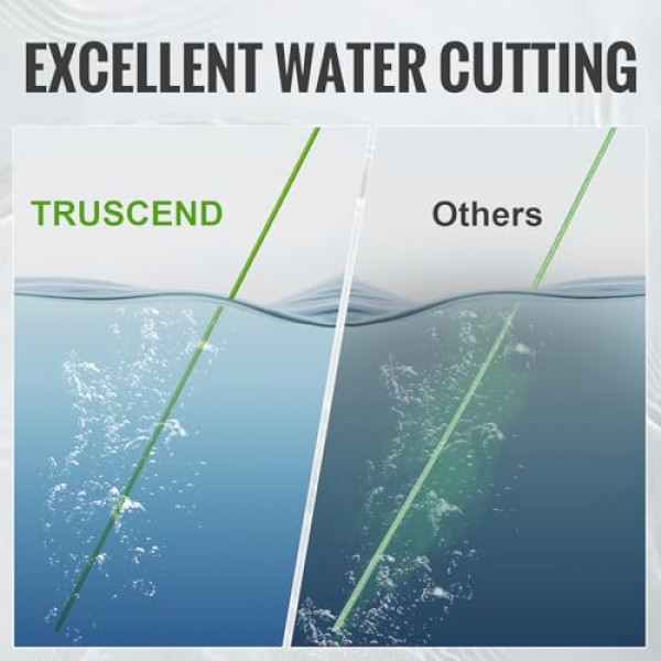 TRUSCEND 땋은 낚싯줄, 내마모성, 신축성 없음 땋은 라인 8 가닥, 더 작은 직경, 더 많은 전력, 민감한, 제로 메모리 PE 낚싯줄 브레이드