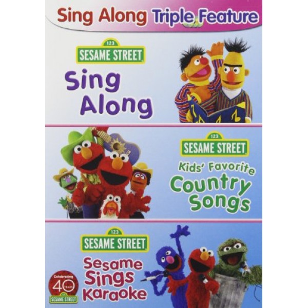 세서미 스트리트: Sing Along 트리플 기능(Sing Along / 아이들이 가장 좋아하는 컨트리 노래 / Sesame Sings Karaoke)