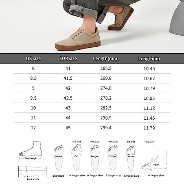 Hash bubbie Mens 캔버스 신발 클래식 남성 캔버스 스니커즈 로우 탑 테니스 신발 레이스 업 편안한 스케이트 캐주얼 신발