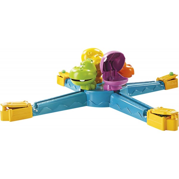 Monopoly Hungry Hungry Hippos Launchers Game for Children 4세 이상, 전자 유치원 게임 2-4인용 영국 다색