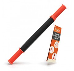 Tiger Tail 18인치 마사지 스틱 휴대용 롤러, 휴대용, 심부 조직 폼 롤러, 다리, 목, 종아리, 허벅지, 정강이 및 등을 위한 바디 마사지 및 근막 이완 도구, 오리지널 18, 미