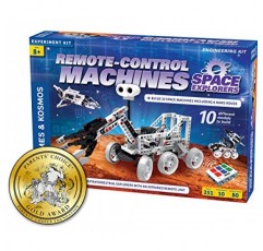 Thames & Kosmos 원격 제어 기계: 우주 탐험가 | 과학 및 공학 줄기 실험 키트 | 10가지 실제 작업 모델 구축 | Parents' Choice 금상 수상자
