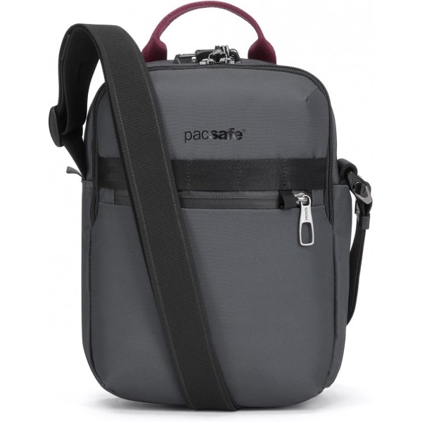 Pacsafe Metrosafe X 수직 숄더백, 슬레이트