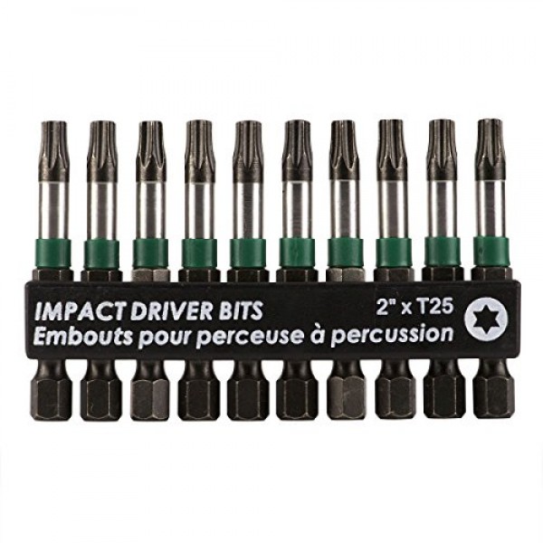 98099 Torx T25 임팩트 비트, 10팩