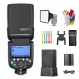 Godox V860III-C E-TTL 카메라 플래시, 고속 동조 1/8000s 2.4G GN60 스피드라이트, 소프트박스, 필터, USB LED가 포함된 Canon 카메라(업그레이드 V860II-C)와 호환되는 2600mAh 리튬 이온