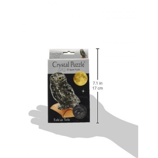 HCM 59157 부엉이 크리스탈 퍼즐(42피스, 멀티 컬러)