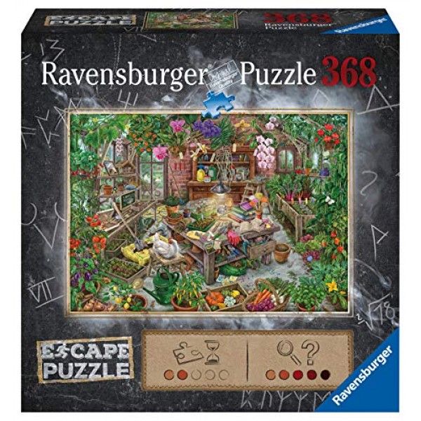 Ravensburger 탈출 퍼즐 - 저주받은 온실 12세 이상 어린이 및 성인을 위한 368피스 직소 퍼즐 - 16530 - 퍼즐 형태의 방 탈출 체험