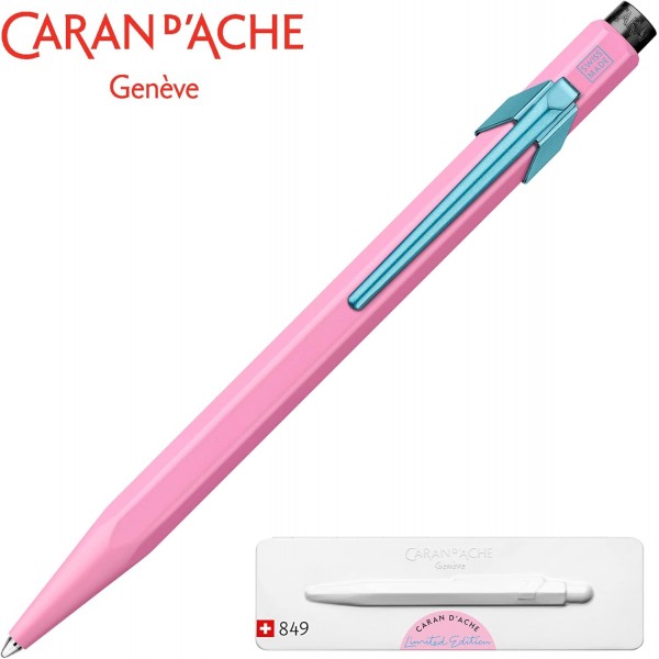 Caran d'Ache 849 볼펜 'Claim Your Style' 에디션 2 - 히비스커스 핑크