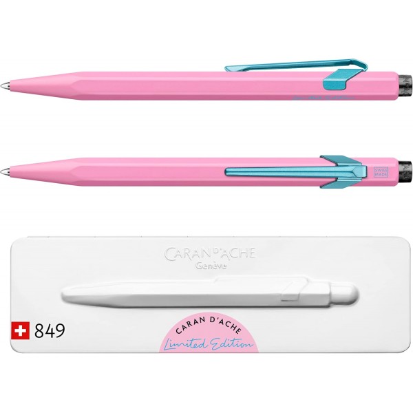 Caran d'Ache 849 볼펜 'Claim Your Style' 에디션 2 - 히비스커스 핑크