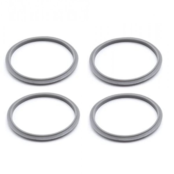 LinaLife 4 팩 가스켓 고무 씰 링 회색 Nutribullet 900W 블레이드 컵과 호환 가능 고무 링 씰 링 가스켓 Nutribullet 600/900 시리즈 블렌더와 호환 가능