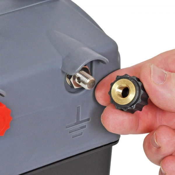 VOSS.farming 모바일 9V 12V 전기 울타리 장치 전기 울타리 전기 울타리 말 울타리 조랑말에 연결하기 위한 완벽한 액세서리가 있는 강력한 