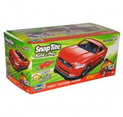 Revell Ford Mustang VI Coupe Red 2014 이후 SnapTite Kit 1/25 1/24 맞춤형 번호판이 없는 모델 자동차