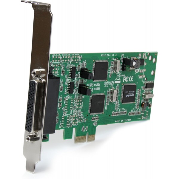 StarTech.com 4포트 PCI Express PCIe 직렬 콤보 카드(브레이크아웃 케이블 포함) - 2 x RS232 2 x RS422 / RS485 - 이중 프로필(PEX4S232485)