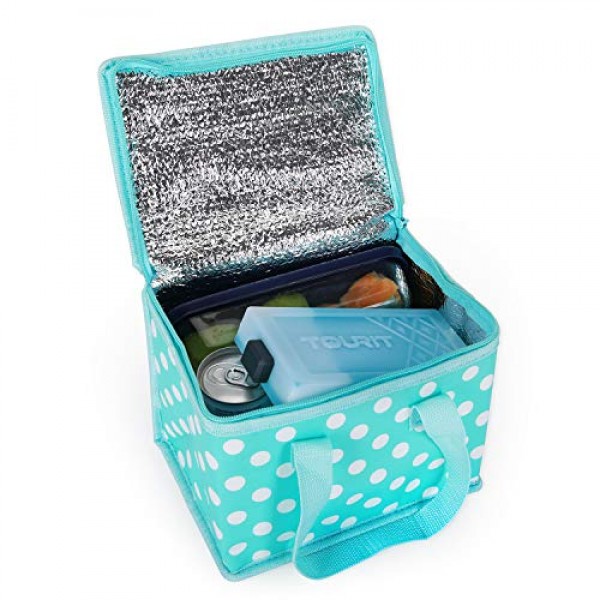 TOURIT 쿨러용 재사용 가능한 아이스팩 오래 지속되는 냉동고 팩 점심 가방/박스, 쿨러 백팩, 캠핑, 해변, 피크닉, 낚시 등을 위한 공간 절약형 아이스 블록(2개 세트)