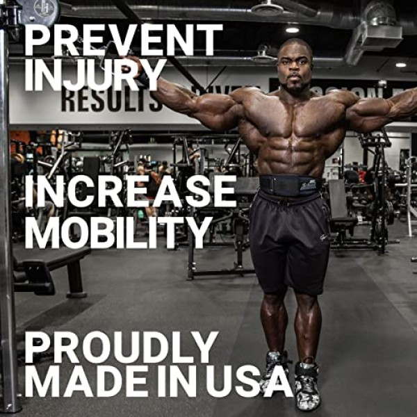 Schiek 스포츠 모델 3006 탄소 섬유 리프팅 벨트 - 해양 비닐 등받이가 있는 나일론 섬유 체육관 벨트