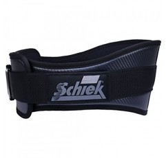 Schiek 스포츠 모델 3006 탄소 섬유 리프팅 벨트 - 해양 비닐 등받이가 있는 나일론 섬유 체육관 벨트