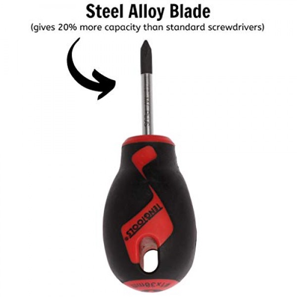 Teng Tools PH1 x 1.5인치/38mm 헤드 십자 드라이버(인체공학적이며 편안한 손잡이 포함) - MD947N