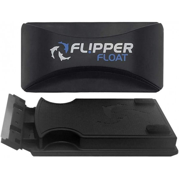 FL! PPER 플리퍼 클리너 플로트, 2-in-1 플로팅 마그네틱 수족관 유리 클리너, 어항 조류 클리너, 스크러버 및 스크레이퍼 수족관 청소 도구, 플로팅 어항 클리너 표준 표