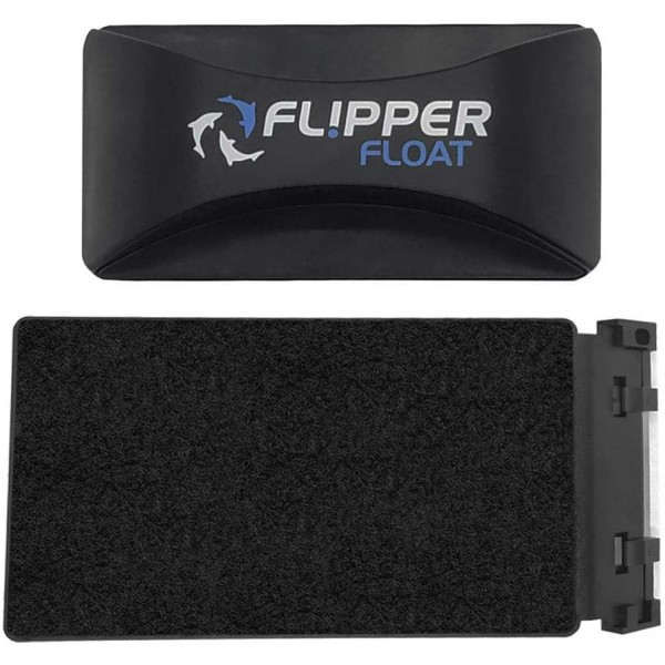 FL! PPER 플리퍼 클리너 플로트, 2-in-1 플로팅 마그네틱 수족관 유리 클리너, 어항 조류 클리너, 스크러버 및 스크레이퍼 수족관 청소 도구, 플로팅 어항 클리너 표준 표