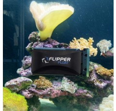 FL! PPER 플리퍼 클리너 플로트, 2-in-1 플로팅 마그네틱 수족관 유리 클리너, 어항 조류 클리너, 스크러버 및 스크레이퍼 수족관 청소 도구, 플로팅 어항 클리너 표준 표