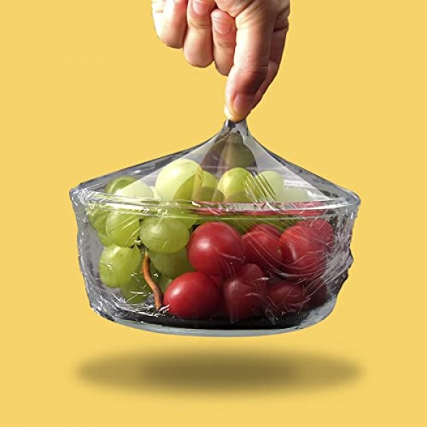 MAXSHOP 클링 랩 12인치 x 1000피트, 슬라이드 커터가 있는 클링 랩, 식품용 랩 BPA가 없는 전자레인지 및 냉동고 안전하고 투명한 식품 주방 빠른