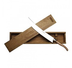 California Champagne Sabre Company - 천연목 - Laguiole 프랑스 스타일로 제작된 수제 검 - 우아한 오크우드 상자에 포장됨 - 고급스러운 샴페인 칼 병따개