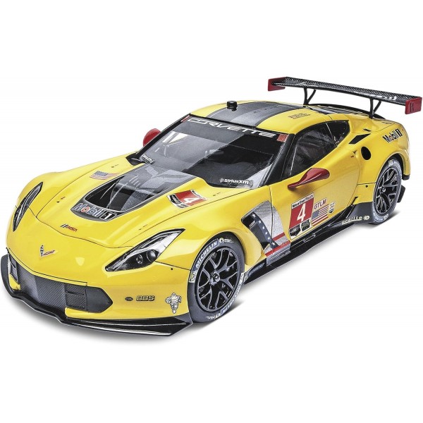 Revell 14304 Corvette C7.R 상세 모델 키트, 자동차 키트 1:25, 멀티컬러