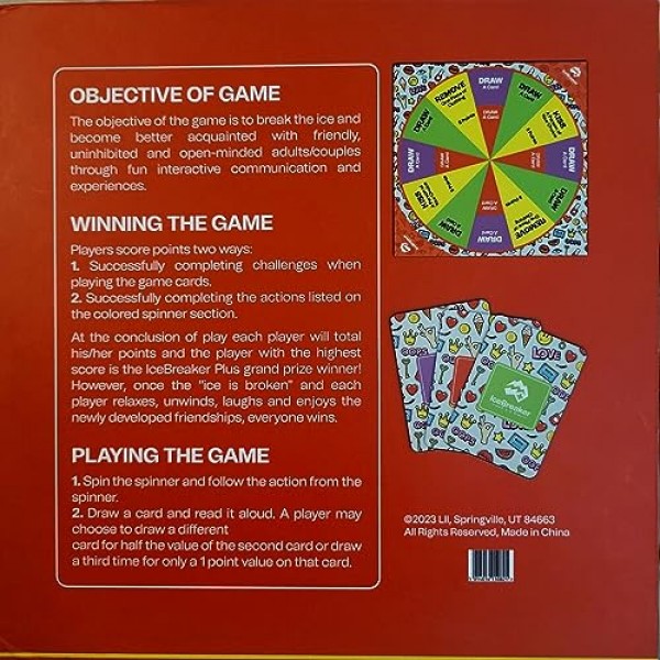 IceBreaker Plus 성인 보드 게임 – 게임의 밤을 위한 재미있는 성인 파티 게임, 독신 파티, Dirty Minds 커플을 위한 재미있는 카드 게임, 성인 선물.
