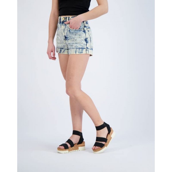 쿠션에어 여성용 나오미 코르크 웨지 샌들 +넓은 너비 이용 가능