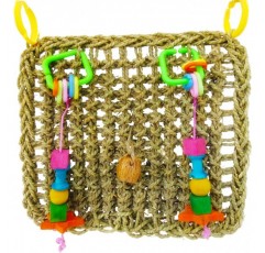 매달린 고리가 있는 SunGrow 새 사냥 벽 장난감 12.75