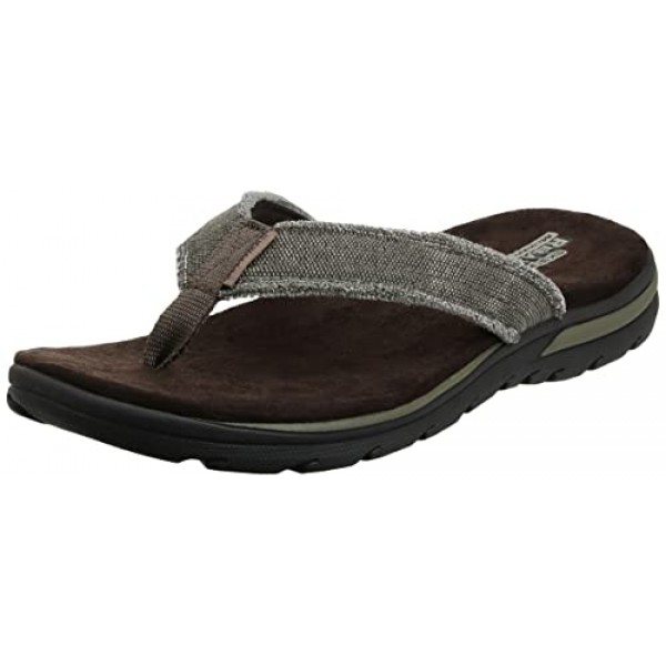 스케쳐스 남성 릴렉스핏 슈프림 보스니아 샌들