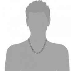 s.Oliver 목걸이 스테인리스 스틸 남성용 주얼리, 블랙, 주얼리 선물 상자에 들어 있음