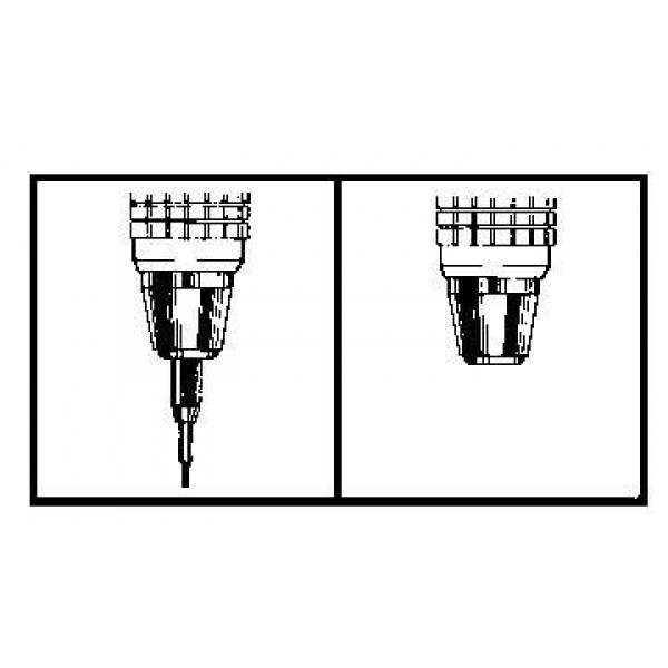 ALVIN Draft-Tec 개폐식 팁 샤프 펜슬 0.3mm 모델 DR03 제도, 건축, 기하학, 예술 및 학교용 개폐식 팁이 있는 샤프 펜슬