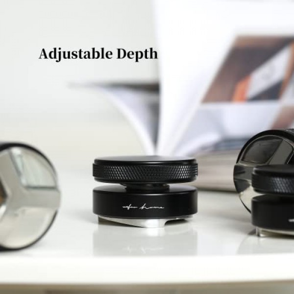 커피 분배기 적합 51mm 58mm Breville Portafilters 에스프레소 탬퍼 커피 분배기 도구, 조절 가능한 깊이 UBENKAKU (58 mm)