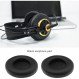 AKG K240 K240S K240 MKII K241 K270 K271 K271S K272 헤드폰 단백질 가죽 이어 패드 헤드셋 수리 부품과 호환되는 1 쌍의 이어 패드 블랙